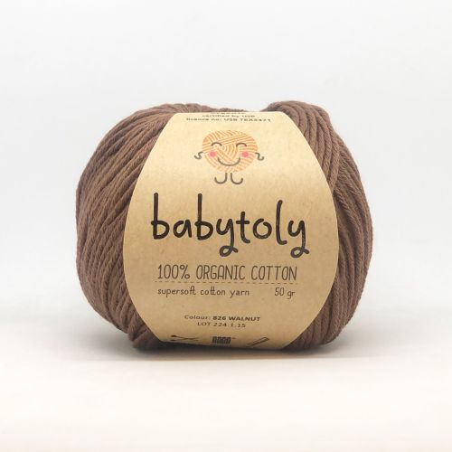 Organic Cotton Yarn - WALNUT