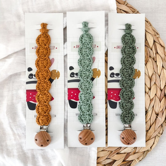 SET da 3 Catenelle Portaciuccio 100% cotone