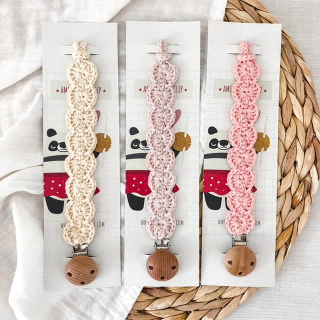 SET da 3 Catenelle Portaciuccio 100% cotone