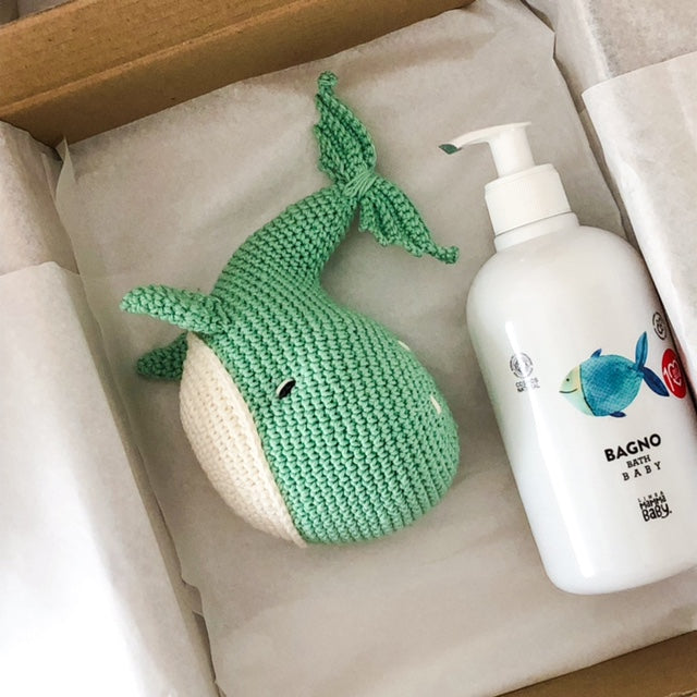 AMIGUmaMI Box Large Whale Mint