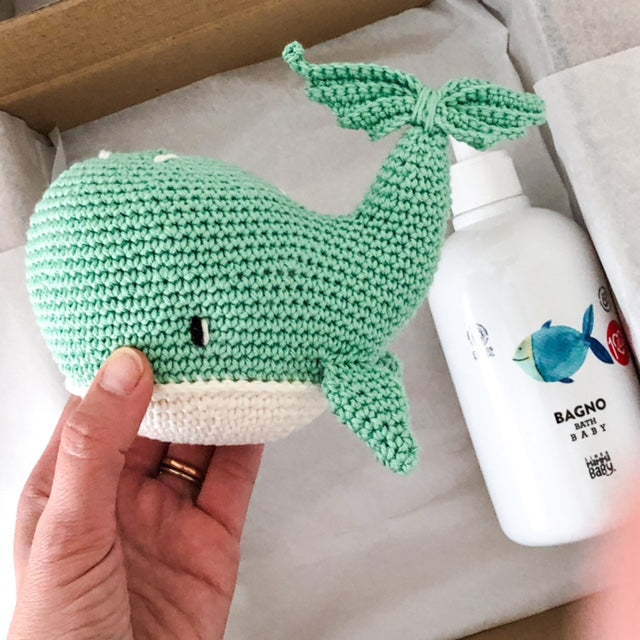 AMIGUmaMI Box Large Whale Mint