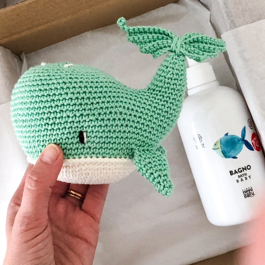 AMIGUmaMI Box Large Whale Mint