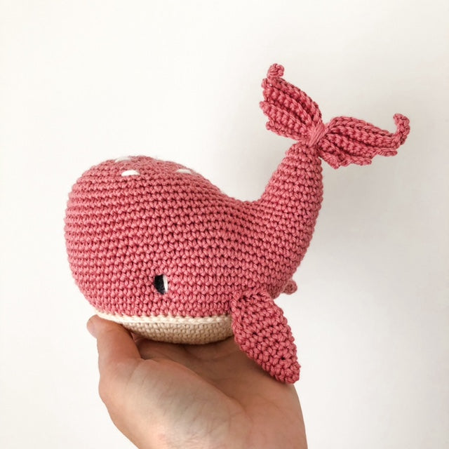 AMIGUmaMI Box Large Whale Pink