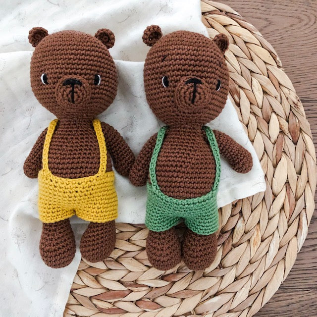 Orso salopette Senape