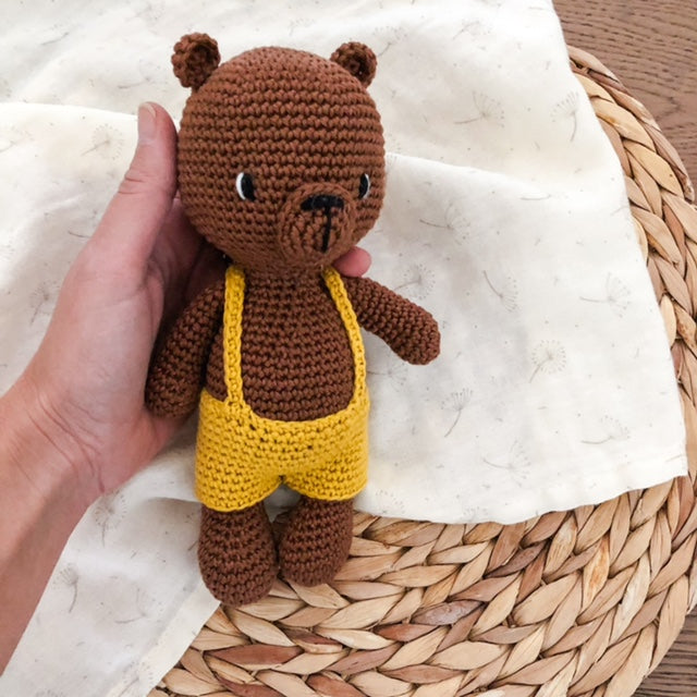Orso salopette Senape