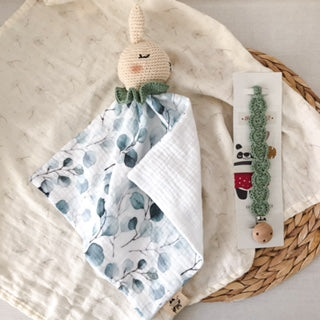 Set Doudou Olly eucalipto + portaciuccio