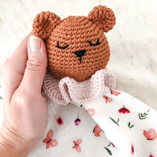 Set Doudou Toby fiori&farfalle + portaciuccio