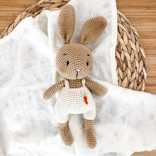 Coniglietto con salopette White&Carrott