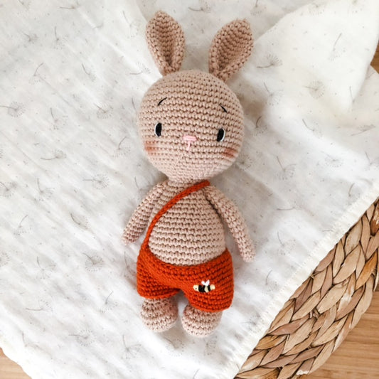 Coniglio Salopette "Orange&Bee"