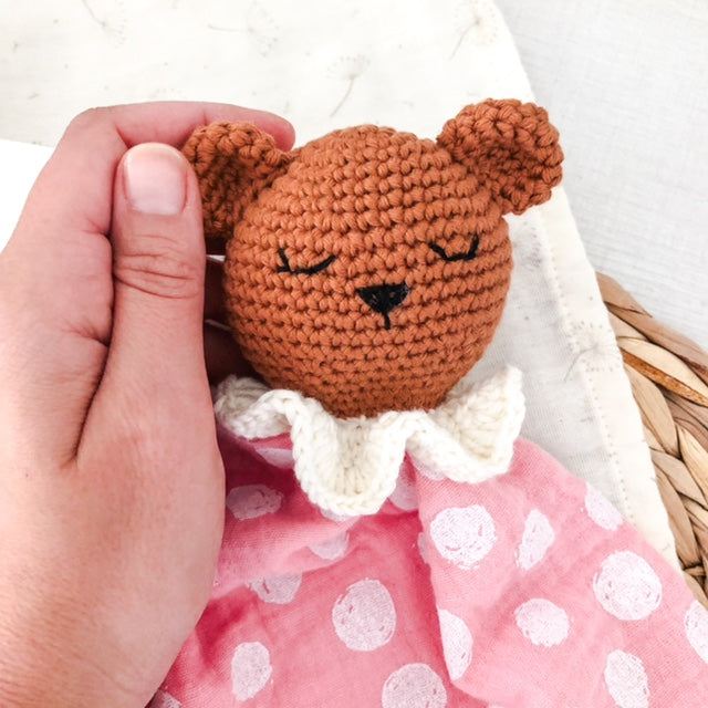 Set Doudou Toby Rosa Pois + portaciuccio