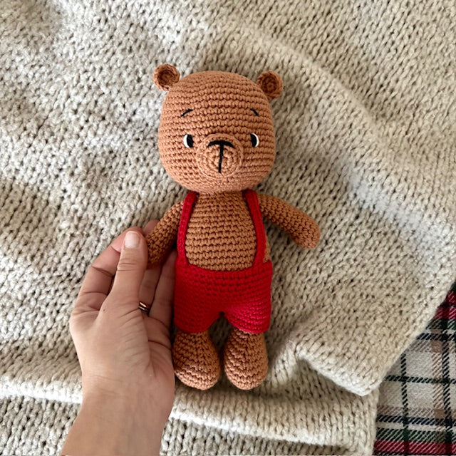 Orso salopette Red Xmas