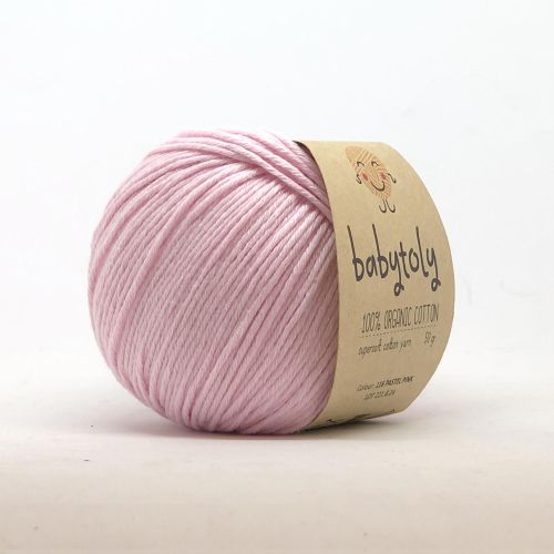Organic Cotton Yarn - PASTEL PINK