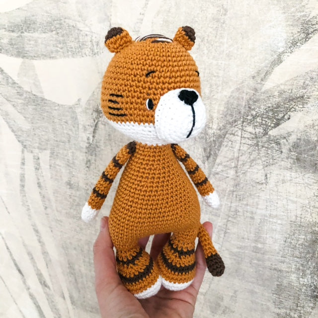 Tigre Amigurumi OAKIE cotone organico