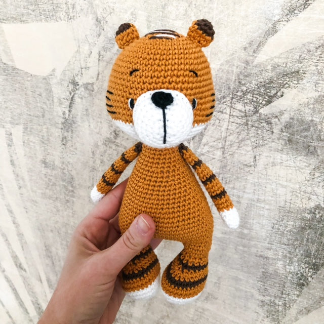 Tigre Amigurumi OAKIE cotone organico