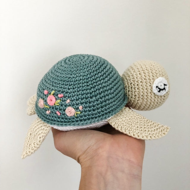 Tartaruga con Ricamo "Ottanio"