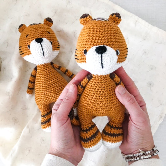 Tigre Amigurumi OAKIE cotone organico