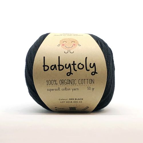 Organic Cotton Yarn - BLACK