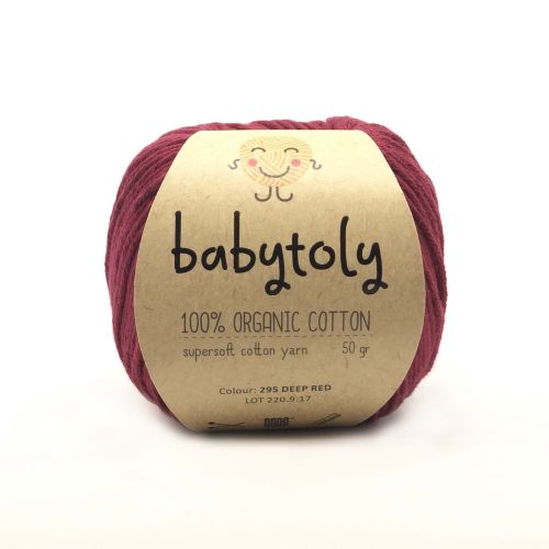Organic Cotton Yarn - DEEP RED