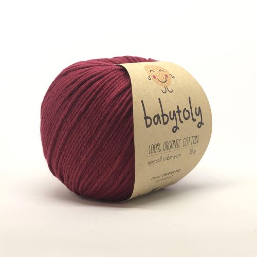 Organic Cotton Yarn - DEEP RED