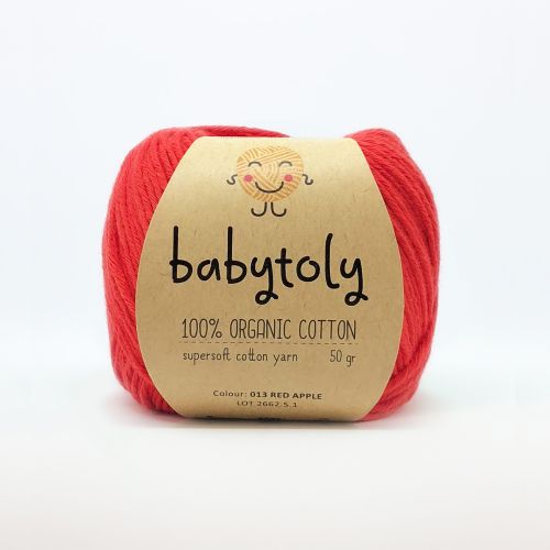 Organic Cotton Yarn - RED APPLE