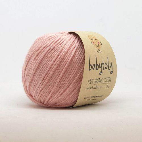 Organic Cotton Yarn - SALMON PINK