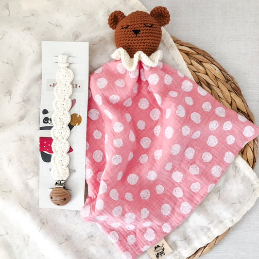 Set Doudou Toby Rosa Pois + portaciuccio