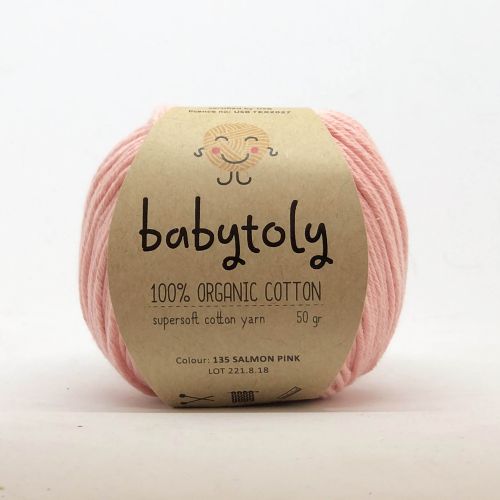 Organic Cotton Yarn - SALMON PINK